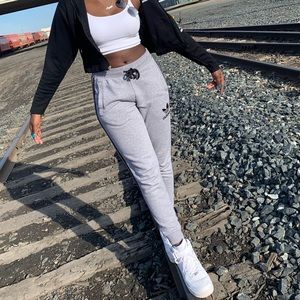 Grey adidas sweatpants